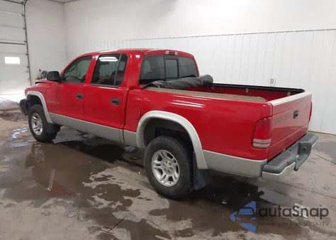 2002 Dodge Dakota Slt z USA, uszkodzony, nr VIN 1B7HG48NX2S537763